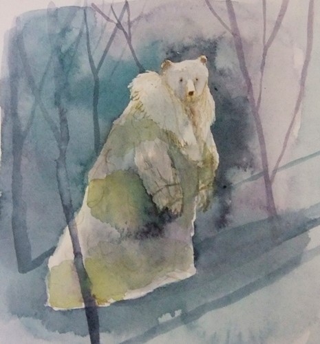 Bear in Winter Coat