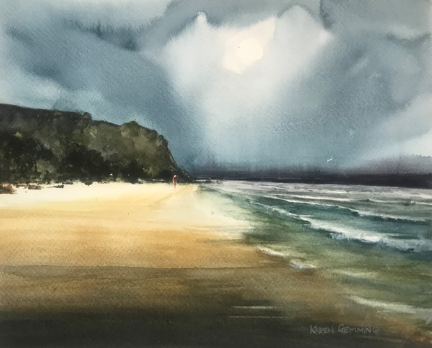 Beach Walk by Karen Gemming