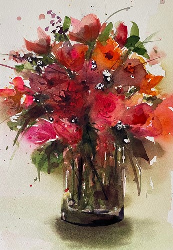 Merging Blooms by Karen Gemming