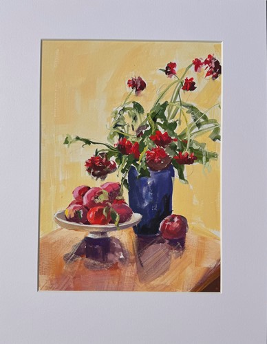 Apples and Dahlias