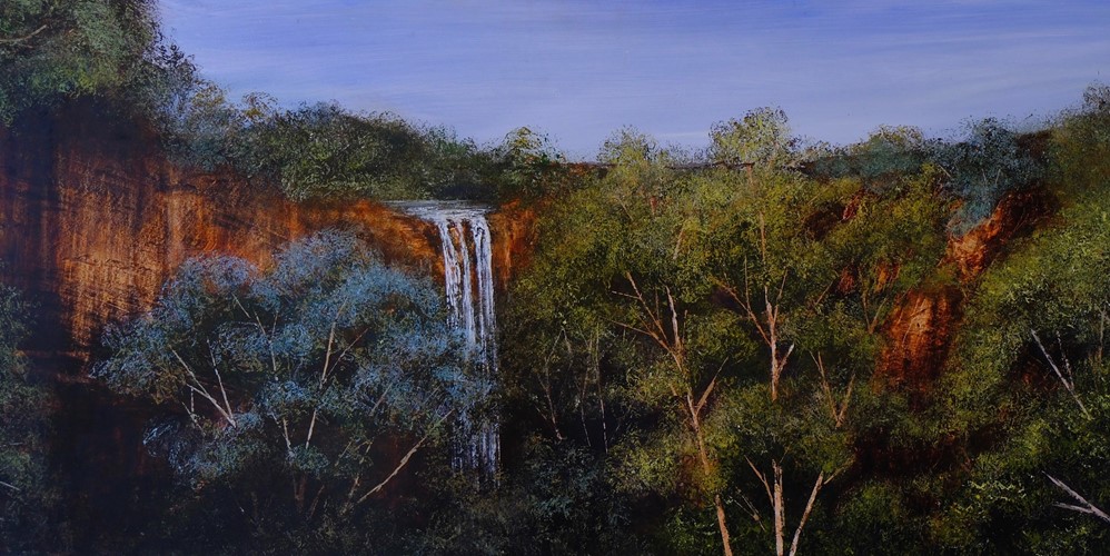 Light on the water Shadows on the Cliff